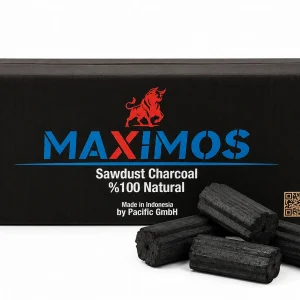 Gastro Sägemehl Holzkohle Briketts - High Quality BBQ Charcoal for Restaurant (10 kg)